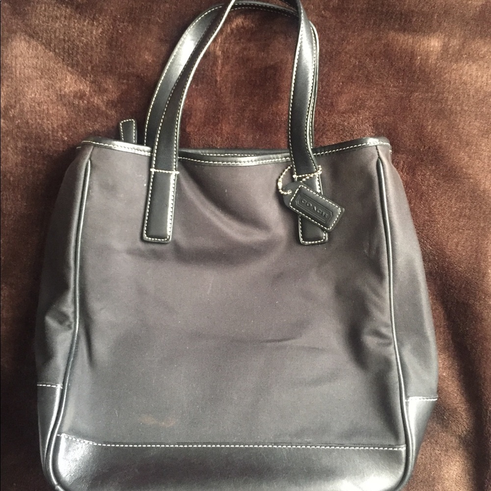 Black Medium Size Authentic Coach Purse